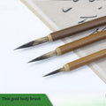 3Pcs Chinese Art Painting Brush Pen S M L for Hook Line Watercolor Calligraphy Natural Hair Brushes Professional Art Tools
