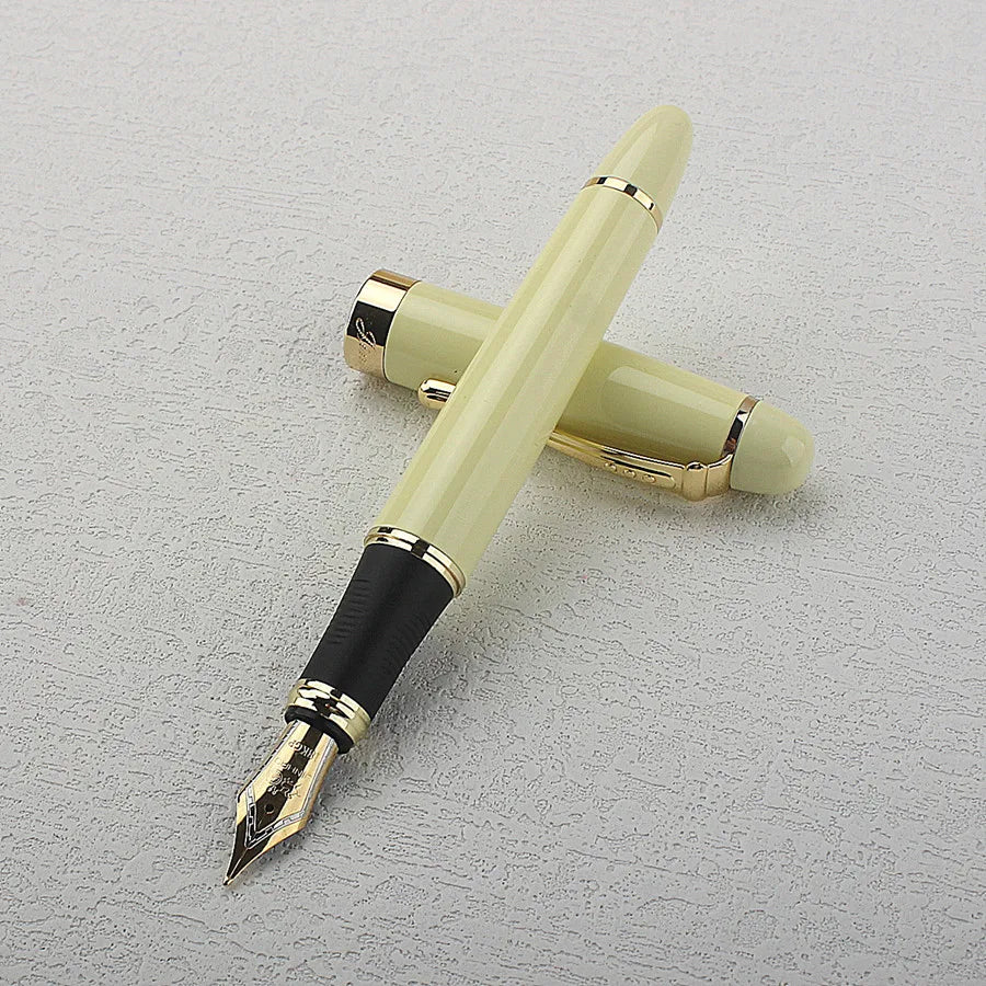 Jinhao X750 Classic Style Silver Clip Metal Fountain Pen 0.5 mm Nib Steel Ink Pens for Gift Office Supplies School Supplies