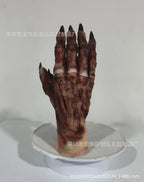 The Mummy Halloween Gloves for Adult Unisex Elastic Latex Gloves Scary Gloves Easter Day Mittens Cosplay Prop Accessories