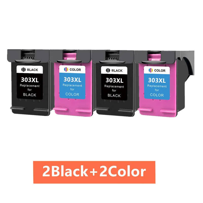 303XL Compatible Ink Cartridge for HP303 Replacement For HP 303 XL Envy Photo 6220 6230 6232 6234 7130 7134 7830 Printer