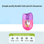 1Pc Faber Castell Double Hole Pencil Sharpener with Eraser Ladybug / Fish / Eagle Cute Stationery Back To School