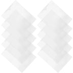 10Pcs Clear PP File Folder Sleeve Hanging Document Organizer for Office Study A4 Paper Storage Portable Transparent File
