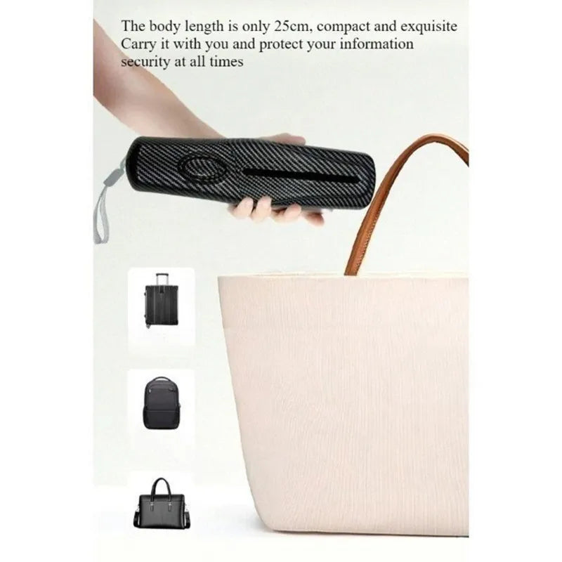 Handheld Mini Paper Shredder, Portable USB Paper Shredder, Document Cutter, Office Stationery