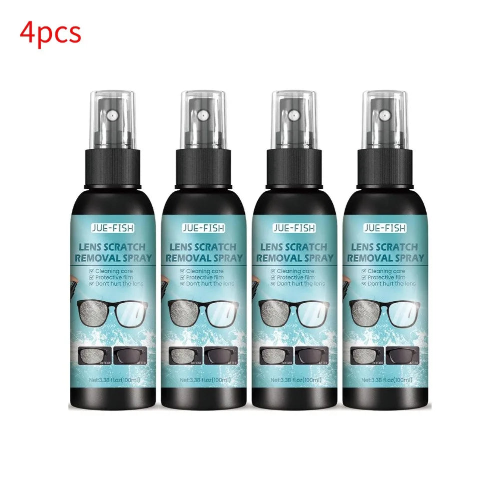 Glass Cleaner Lens Cleaner Sunglasses Eyeglass Lens Scratch Removal Spray High Concentration Cleaning Tools Glasses Repair Spray
