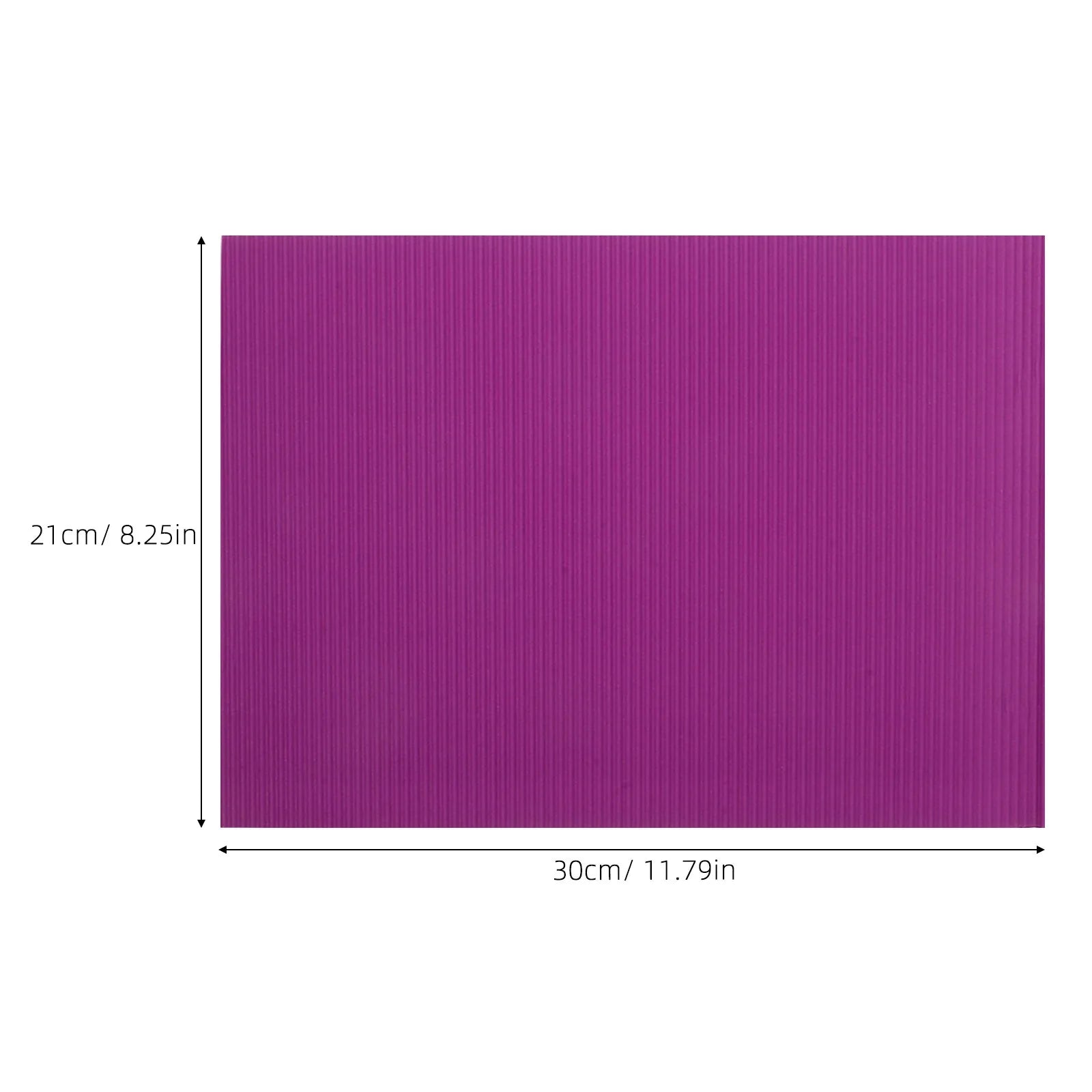 40Pcs Colored Cardstock for Crafts Color Paper Corrugated Texture Thick Construction Paper 11.81x8.27 Inch Sheets for School DIY