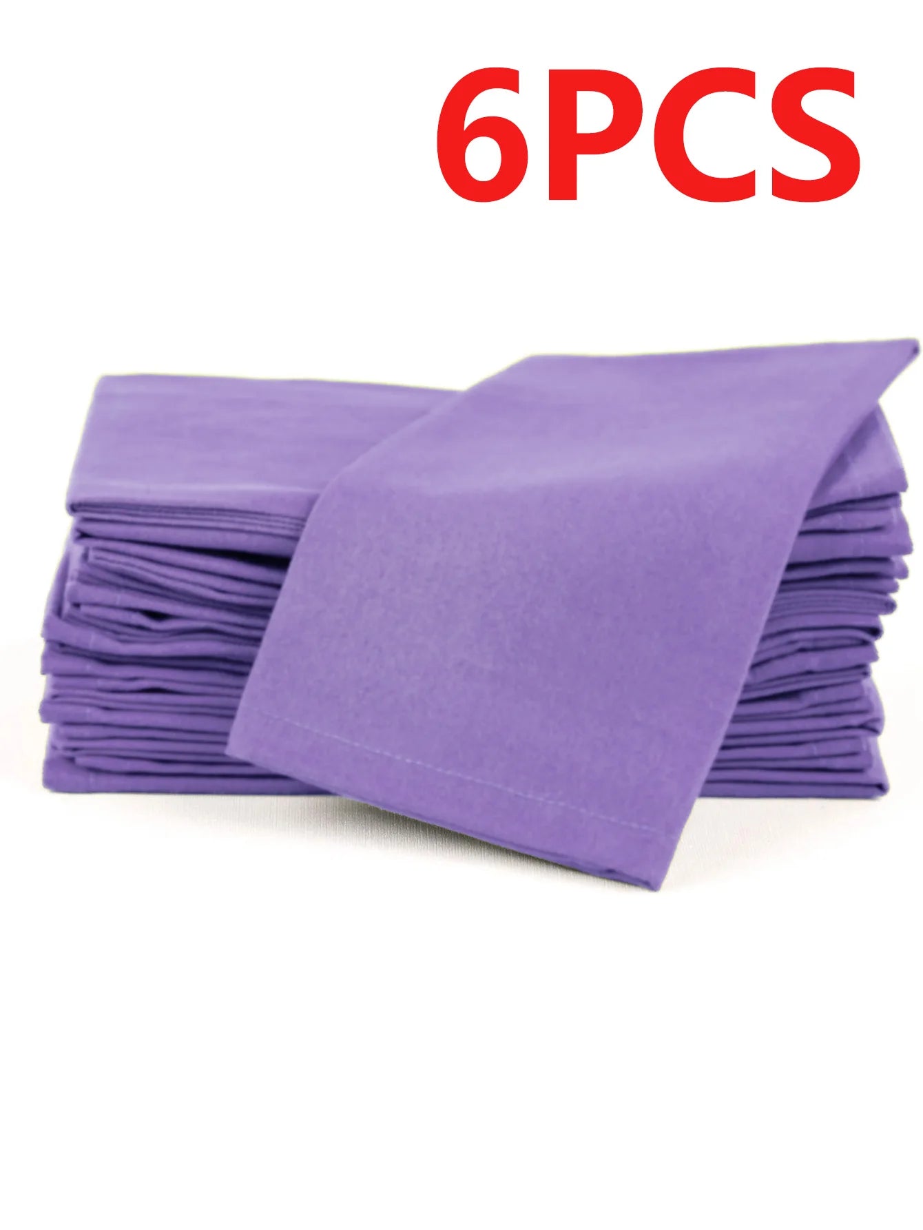 6/12PCS 40x40cm Cotton Linen Cloth Napkins Thickened Durable Placemat Reusable for Kitchen Dining Wedding Decoration