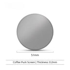 0.2mm Espresso Puck Screen 51/53/58.5mm Stainless Steel Coffee Filter Mesh For Portafilter Espresso Machine Barista Tool