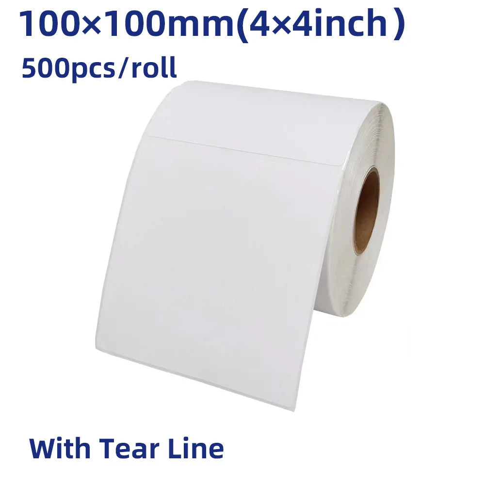 4*6 Inch Shipping Thermal Label Thermal Label Width 30mm~80mm Adhesive Stickers