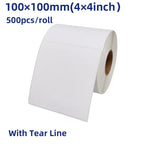 4*6 Inch Shipping Thermal Label Thermal Label Width 30mm~80mm Adhesive Stickers