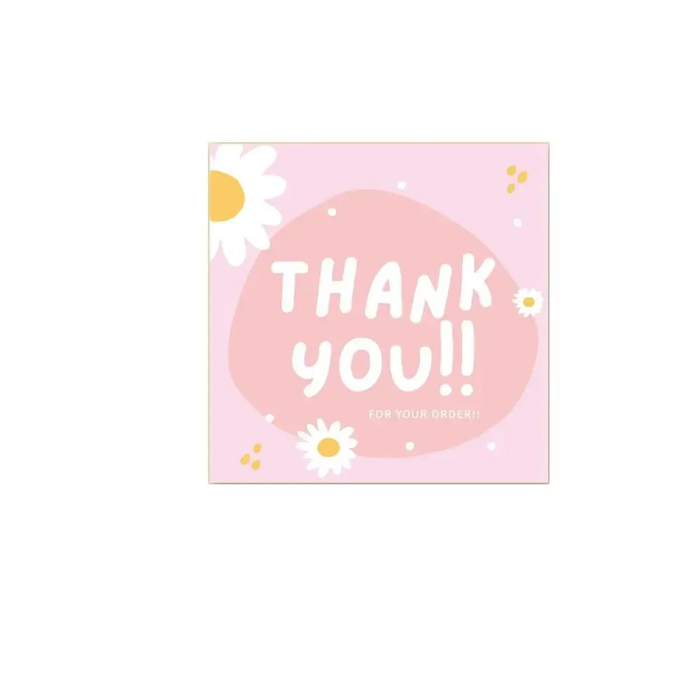 50 Pcs Thank You For Supporting My Small Business Reflective Laser Appreciate Cards Greeting Postcard For Online Retail Shopping