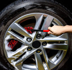 SEAMETAL Car Wheel Detailing Cleaning Brush Woolies Plush Car Rim Tire Wash Brushes Long Handle Bendable Auto Wheel Clean Tools