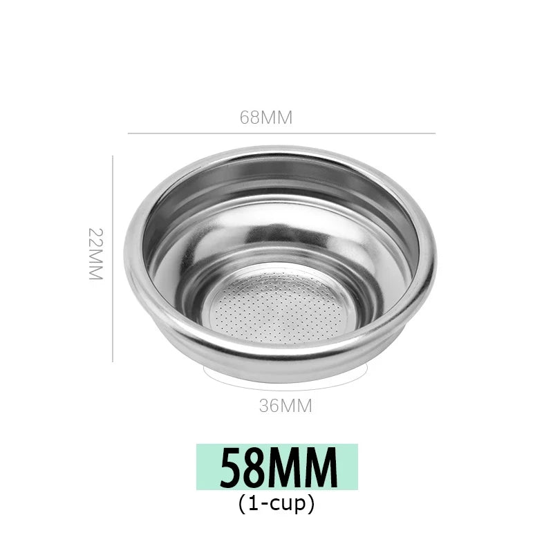 Coffee Portafilter 58mm Bottomless Filter Holder For Gaggia Classic Solid Wood Handle Barista Tools Espresso Machine Accessories