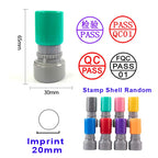 Custom QA QC Teacher Name Ink Stamp Signature Calligraphy Selfing-Inking Personalized Letter Stamp For School Student Child