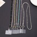 Luxury Rhinestone Mobile Phone Lanyard Diamond Mobile Phone Case Anti-Loss Hanging Ornaments Pendant Keychain Glitter Cord Strap
