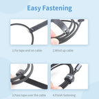 Essager Cable Organizer Earphone Charger Cord Protector Mouse Wire Winder Protection USB Cable Management Holder Clip for iphone
