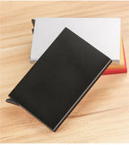 Anti Rfid Blocking Protected Magic Men ID Credit Card Holder Wallet Men Women Metal Business Bank CreditCard Cardholder Case