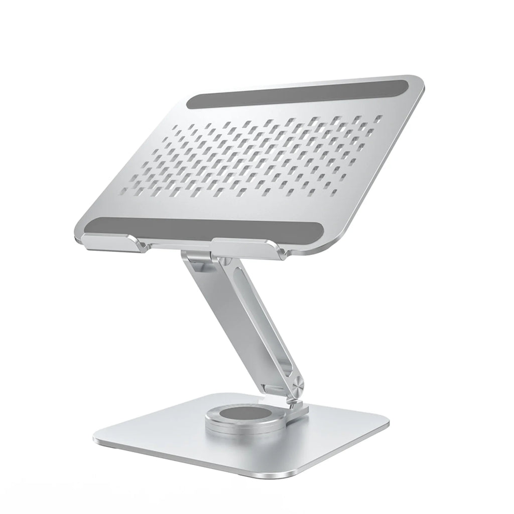360° Rotatable Stand Metal Aluminum For Laptop Holder Adjustable Anti-Slip Silicone Base Stability for Tablet ﻿Portable Monitor