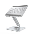 360° Rotatable Stand Metal Aluminum For Laptop Holder Adjustable Anti-Slip Silicone Base Stability for Tablet ﻿Portable Monitor