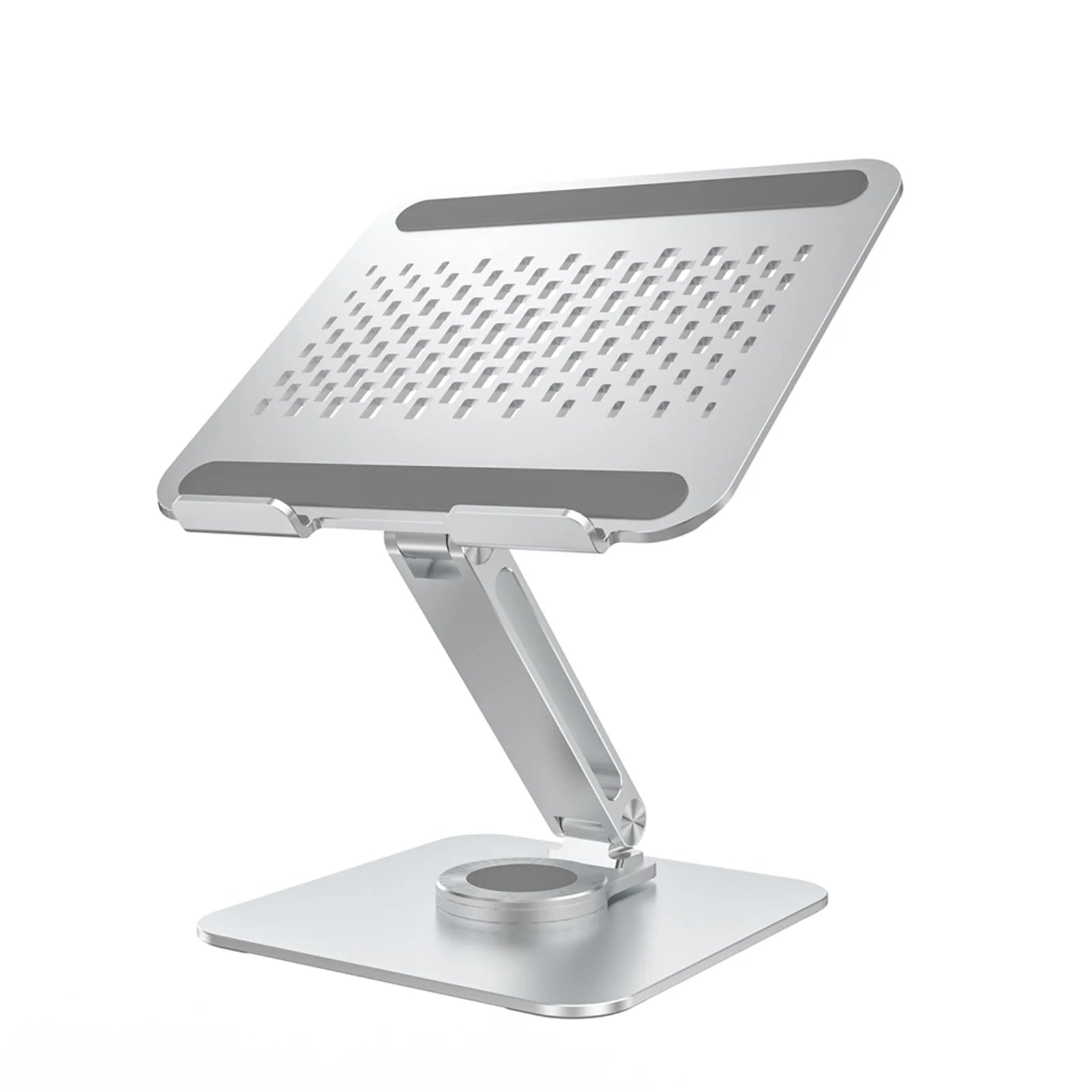 360° Rotatable Stand Metal Aluminum For Laptop Holder Adjustable Anti-Slip Silicone Base Stability for Tablet ﻿Portable Monitor