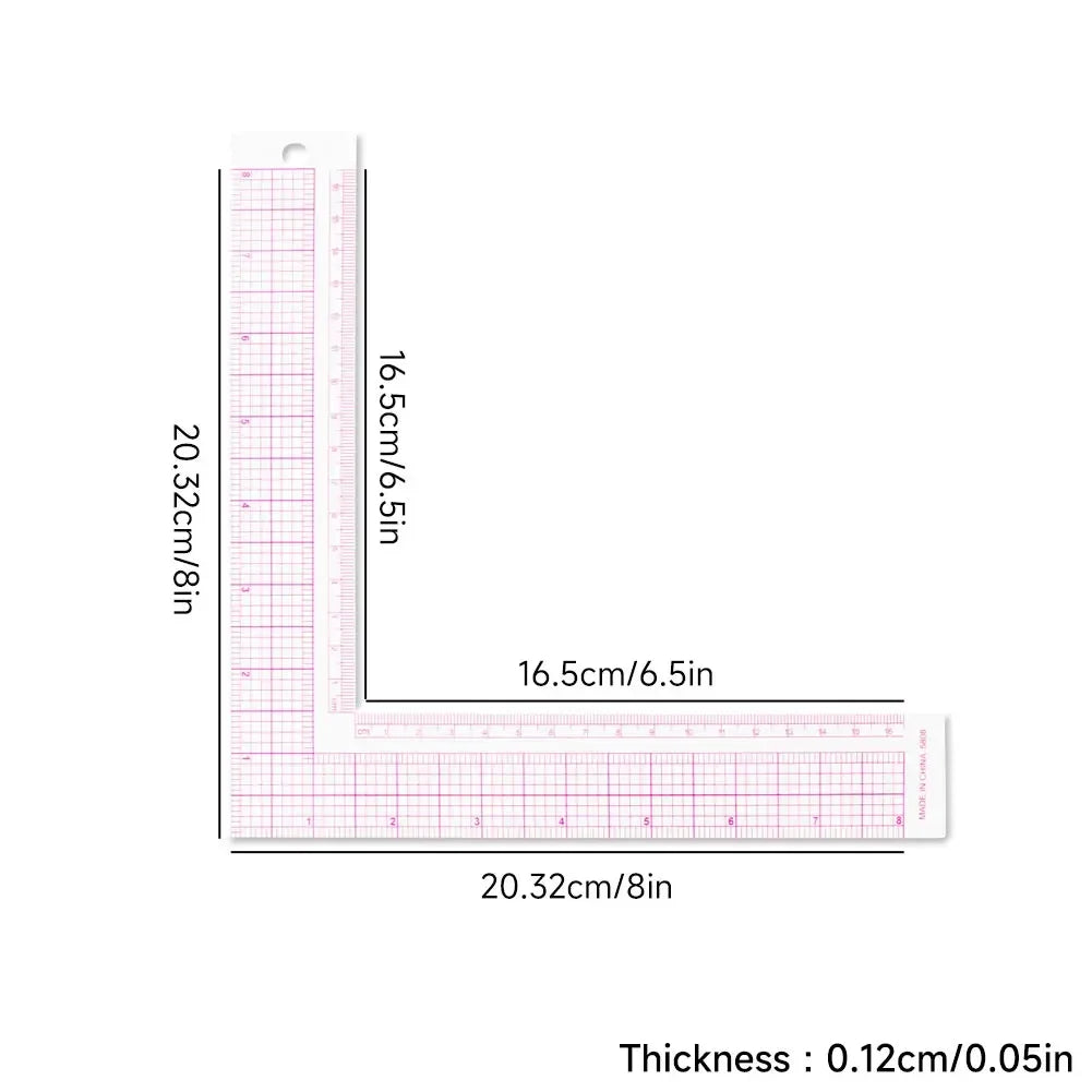 Flexible Clear Metric French Curve Ruler Multipurpose Tailoring Template For Dressmaking Pattern Drafting DIY Sewing Projects