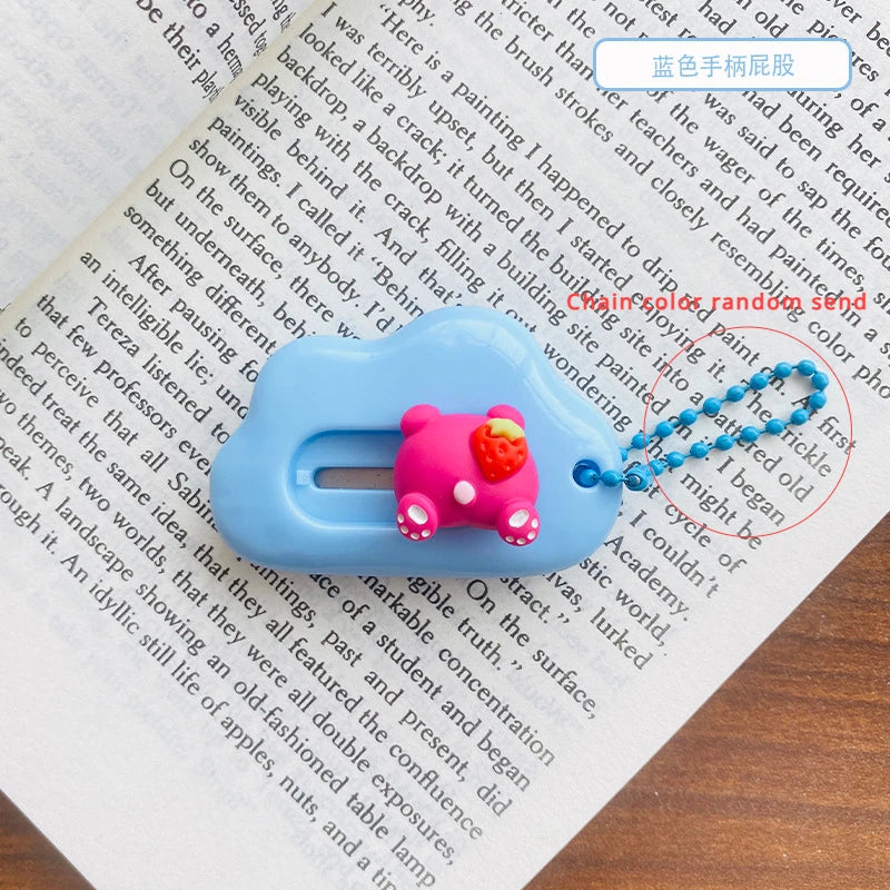 1pc Dopamine Cloud Mass Letter Opener Cartoon Cute Utility Knife Student Mini Box Cutter Hand-made Sharp