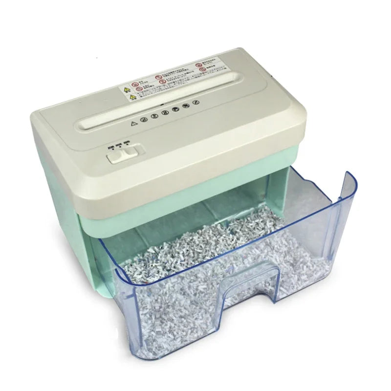 1PC Electric Paper Shredder Electric File Shredder 24v Small Office Household Paper Shredder Granular