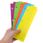 5Pcs Professional Notebook Dividers with Writeable Tabs Colorful Index Dividers for Binders Planners Diaries Hard Cover