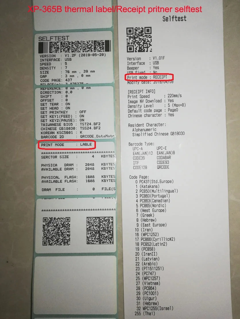 Xprinter 80mm Thermal Label Printer 2,3 Inch Barcode Sticker Printer Bluetooth Receipt Printer LAN/Bluetooth/USB