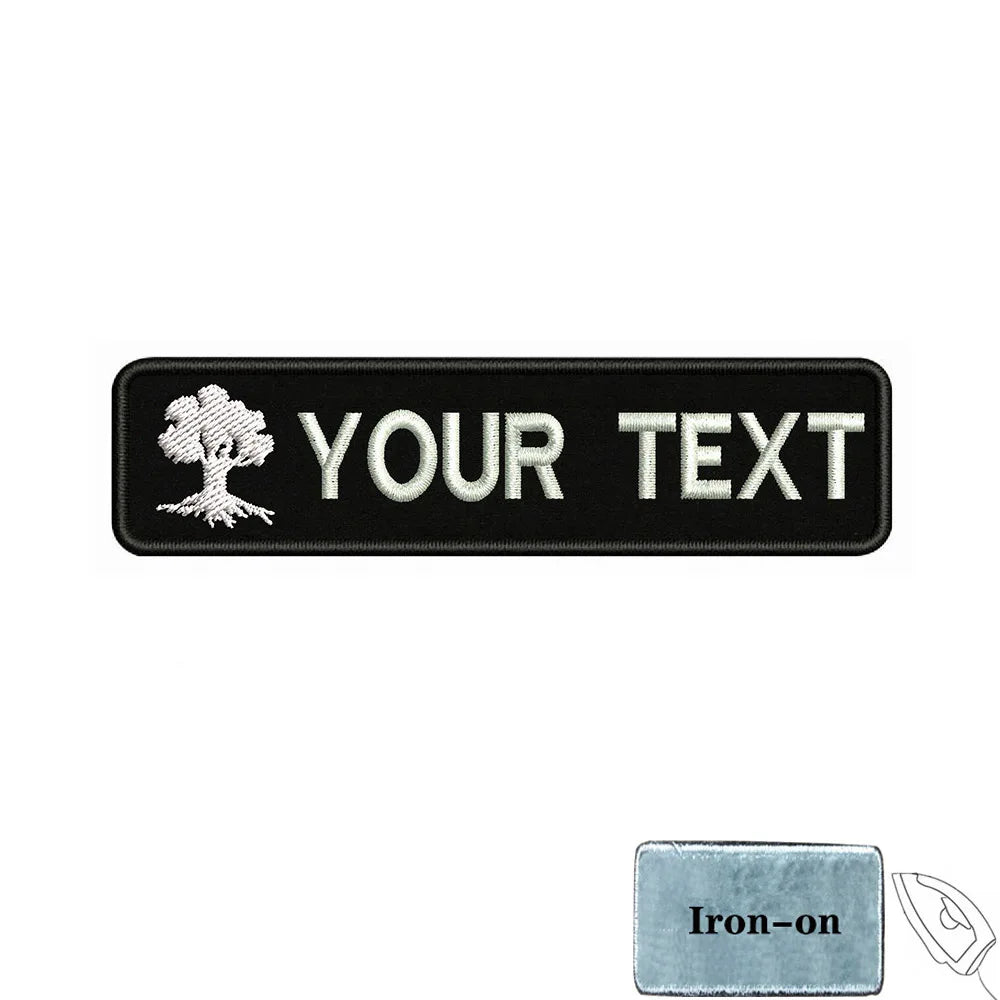 1PC 10cmX2.5cm Israel flag Custom Personalized Name Patch Stripes Badge tags Armband Magen David Red Iron On Or Hook Loop