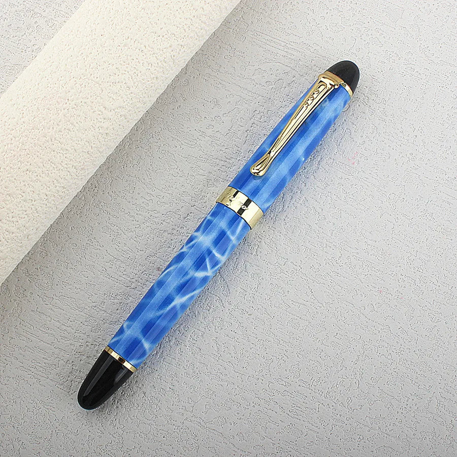 Jinhao X450 Classics Thick Body 1.0mm Bend Nib Calligraphy Pen High Quality Metal Fountain Pen Luxury Ink Gift Pens for Writing