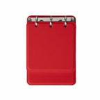 Multi-functional 3-Ring Binder Loose-Leaf Notebook PU Leather Cover Portable Notepad Refillable Memo Pad School Office Supplies