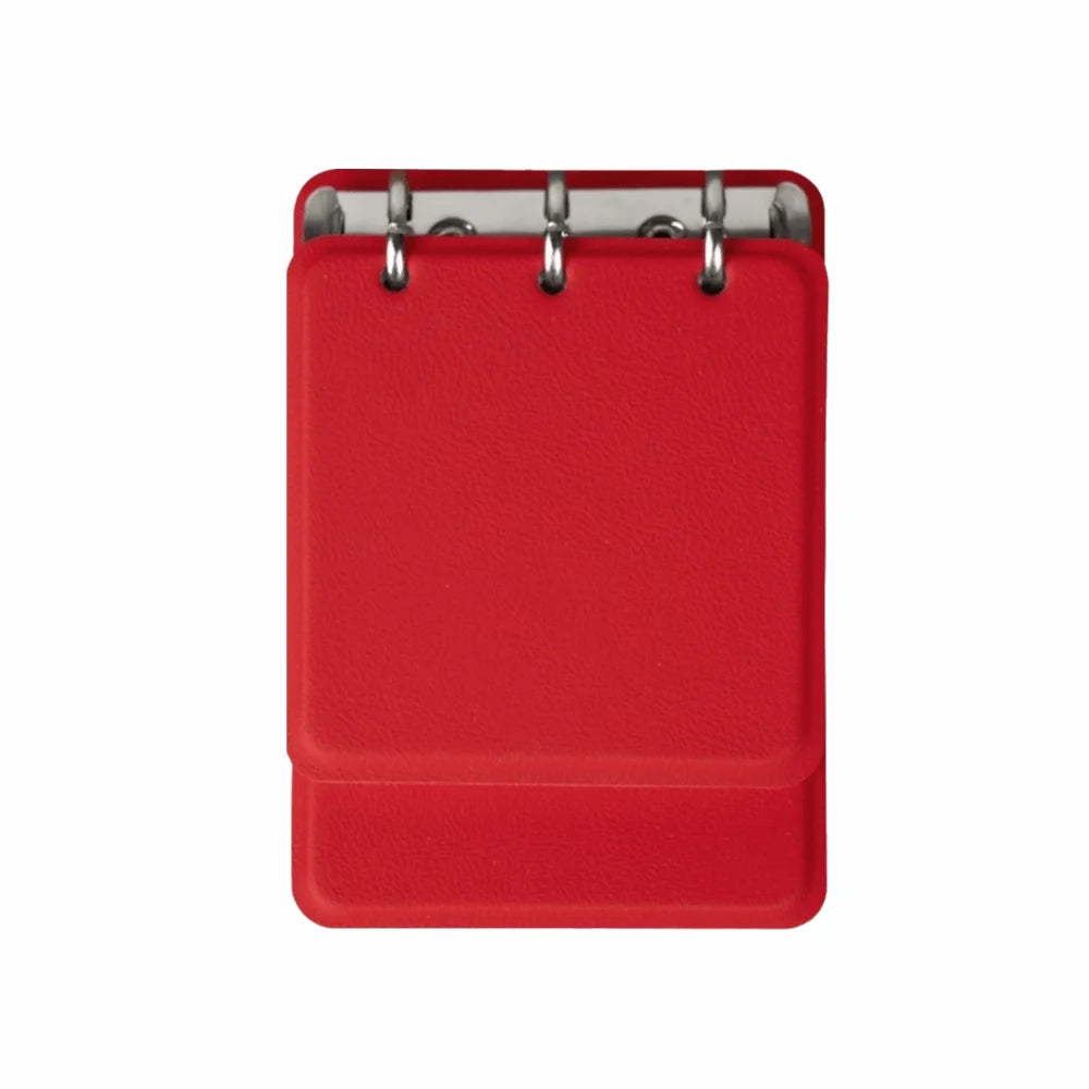 Multi-functional 3-Ring Binder Loose-Leaf Notebook PU Leather Cover Portable Notepad Refillable Memo Pad School Office Supplies