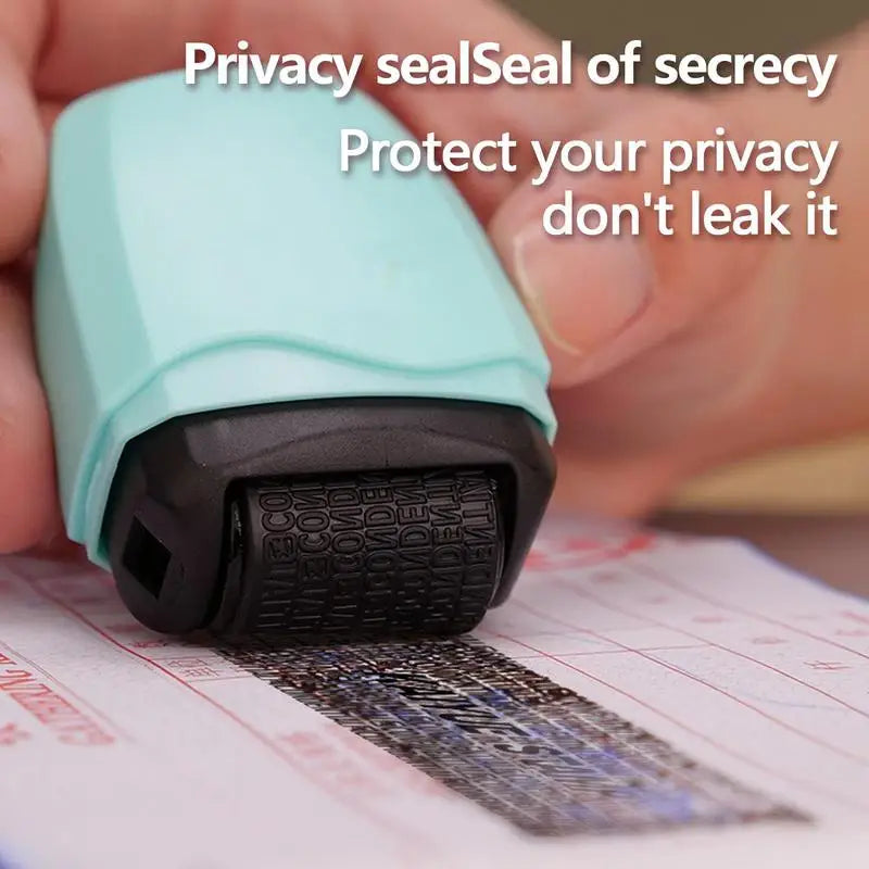 Identity Protection Roller Stamps Reusable Ink Address Eraser Roller For Portable Easy Using Privacy Security Product