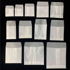 50pcs/lot Translucent Mini Envelope Jewelry Storage Bag for Card Earring Necklace Gift Packaging Bags Wedding Wedding Envelopes
