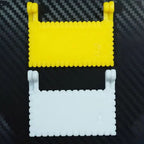 1/2 PCS Clip On Sewing Edge Guide, Easy Fabric Hemming Tool, Stitching Ruler for Beginner, Lightweight for Home Dressmaking