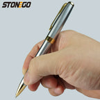 STONEGO Fashion Wallet Pen Short Paragraph Gift Travel Pocket Pen Mini Pocket Short Clip Metal RollerBall Pen Travel Pocket Pen