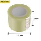 1 Set Heavy Duty Transparent Packaging Tape With Dispenser For Shipping Clear Packing And Moving Supplies