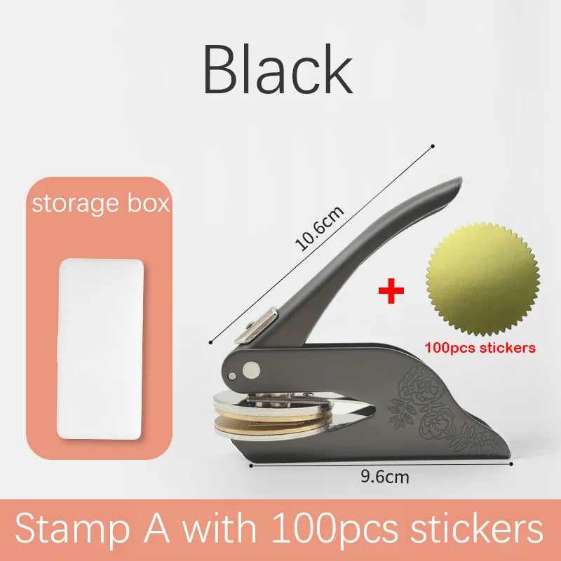 Book Wedding Embosser Stamps Customized Designs Personalized Embossing Stamp Custom Handheld Envelope Invitation Card Seals DIY