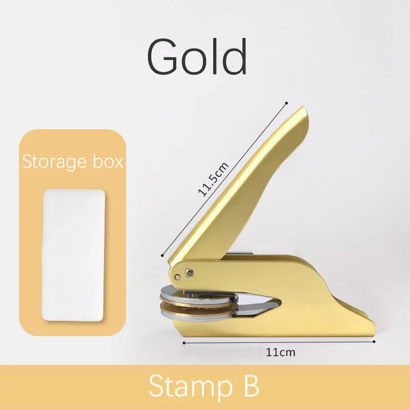 Book Wedding Embosser Stamps Customized Designs Personalized Embossing Stamp Custom Handheld Envelope Invitation Card Seals DIY