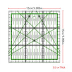 15*15 cm, 30*15 cm Patchwork Ruler - Set of Quilting Tools - High-Quality Acrylic Material - Transparent Ruler - School Supplies
