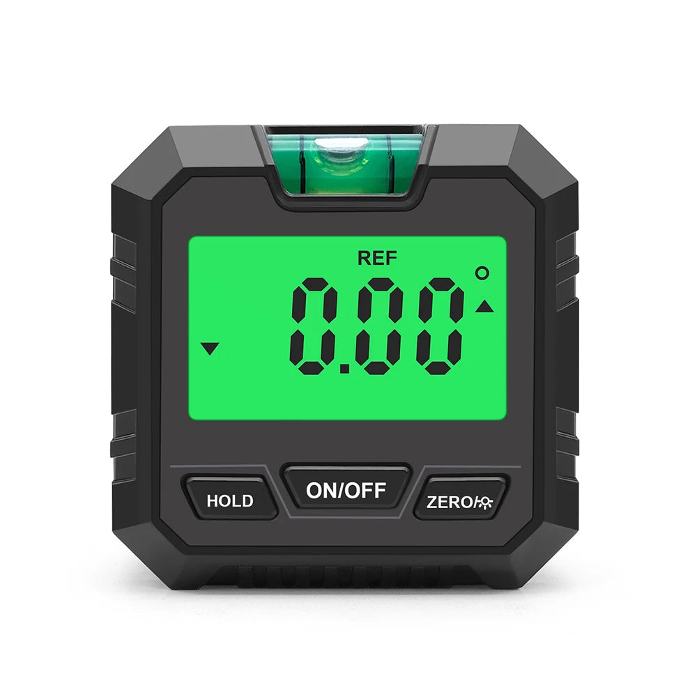 LCD Digital Angle Gauge Magnetic Protractor Inclinometer Mini Level Meter 360 Degree Angle Finder Goniometer for Decoration