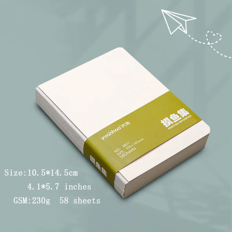 Mini Watercolor Drawing Book Thick Paper GSM 230g Pocket Sketchbook Marker Painting Paper ,Leisure  Entertainment Art Supplies