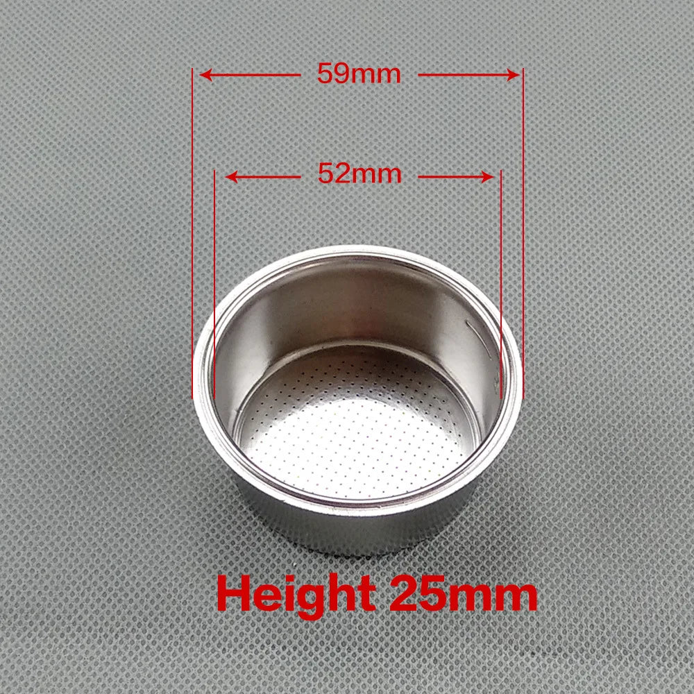 51mm Bottomless Coffee Portafilter With 1 2 4 Cups Basket for Homix Hibrew h11 Oster Cecotec Phico Brayer br1101 Coffee Machine