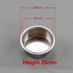 51mm Bottomless Coffee Portafilter With 1 2 4 Cups Basket for Homix Hibrew h11 Oster Cecotec Phico Brayer br1101 Coffee Machine