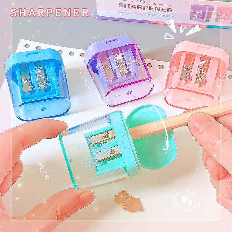 kawaii stationery supplies bar teacher accessories school useful cute Colorful pencil Sharpener aesthetic school supplies
