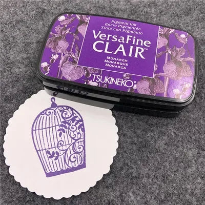 Quick Dry Detail Ink Pad DIY Making Greeting Cards Smearing Stamps Tsukineko VersaFine CLAIR