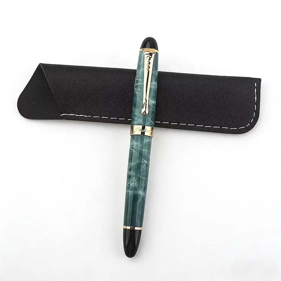 Jinhao X450 Classics Thick Body 1.0mm Bend Nib Calligraphy Pen High Quality Metal Fountain Pen Luxury Ink Gift Pens for Writing