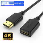 QGEEM HDMI-Compatible Cable HDMI to HDMI 2.0 Cable 4K for Xiaomi Projector Nintend Switch PS4 Television TVBox xbox Cable HDMI