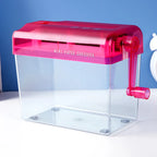 Mini Manual Paper Shredder A6 Office Document Destroyer Receipts Tickets Thick Cardstock Cutting Machine 17x15x9.5cm