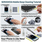 7-in-1 Screen Cleaner Spray Kit with 5 Brushes & Microfiber Cloth Dust Remover for Phone Laptop Keyboard Monitor Tablet Camera